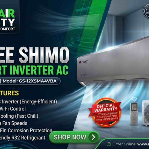 Gree Shimo Smart Inverter AC 1 Ton (Model-GS-12XSMA4VBA)